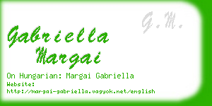 gabriella margai business card